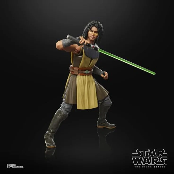 Star Wars The Black Series Quinlan Vos, The Clone Wars Premium Action-Figur mit Lichtschwert, 15 cm – Bild 5
