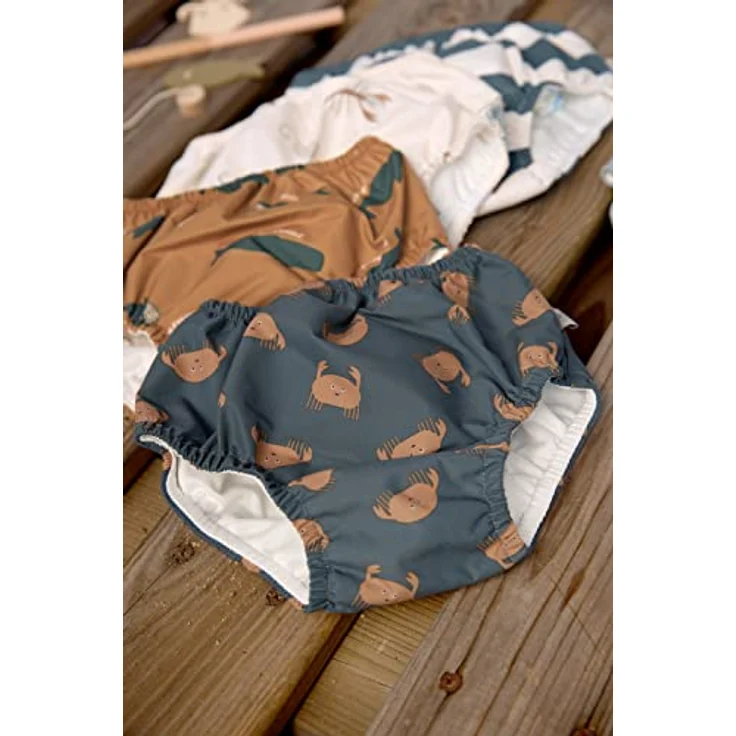 LÄSSIG Baby Kinder Schwimmwindel Windelbadehose Swim Diaper Whale Caramel, 03-06 Monate, Größe: 62/68 – Bild 4