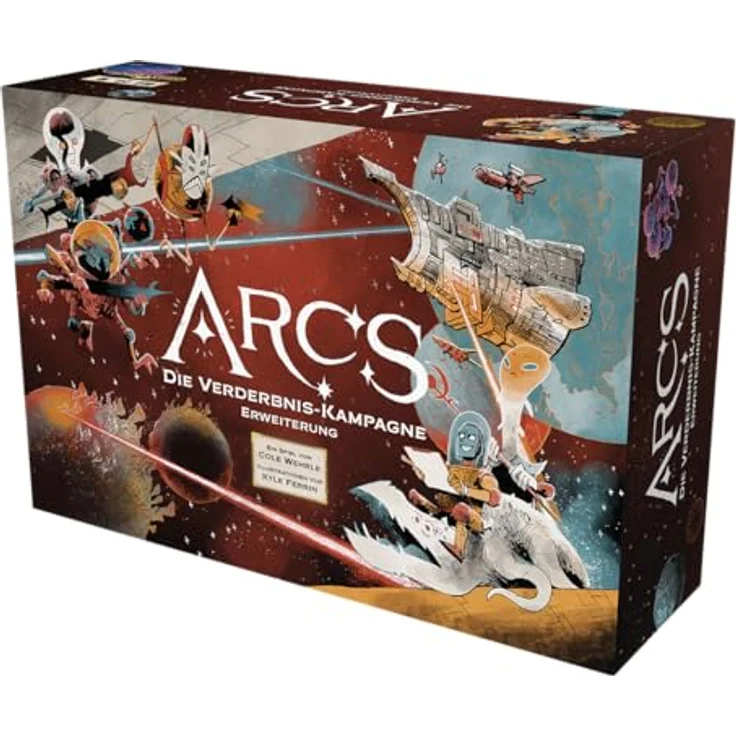 Spielworxx ARCS – Kampagnenerweiterung, Expertenspiel für 2-4 Spieler, ab 14 Jahren, 60-120 Minuten, Deutsch – Bild 3