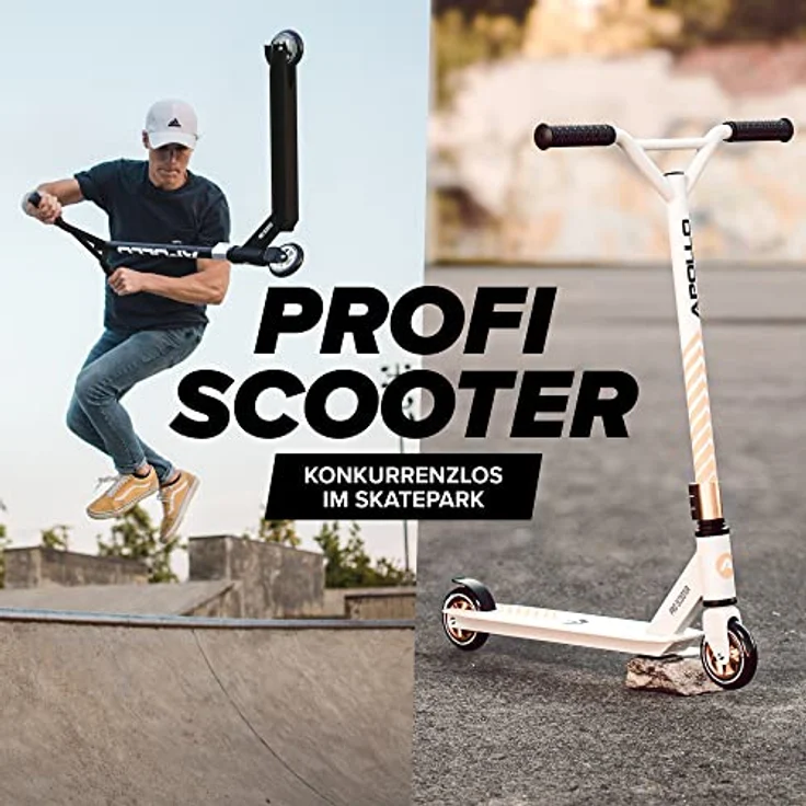 Apollo Stunt Scooter - Genius Pro | Robuster mit ABEC 9 Kugellager | Trick Roller, Tretroller, Starker Stuntroller | Top Scooter Kinder ab 6 Jahre | perfekt auch als Cityroller – Bild 2