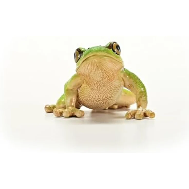 Schleich Europäischer Laubfrosch (14882), detailgetreue Figur in leuchtend grün, 5,4 x 4,3 x 3,3 cm – Bild 3