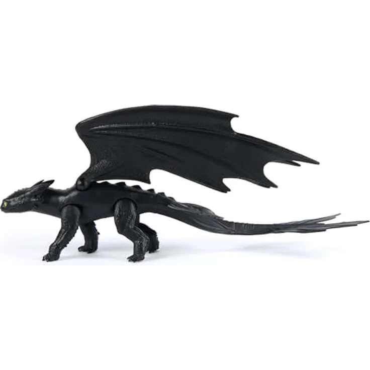 Dreamworks Dragons, Chimuelo Action-Figur, 30,5 cm große Drachen-Sammelfigur mit beweglichen Flügeln und Beinen, Spielzeug für Kinder ab 4 Jahren – Bild 5