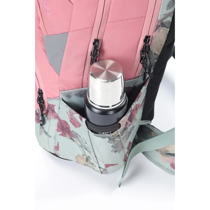 Nitro Superhero Schulrucksack, Rucksack mit abnehmbaren Hüftgurt, robustem Bodenplatte und Thermotasche für Snacks, 2 Hauptfächer, ergonomisches Design, 360° Reflektoren – Bild 5