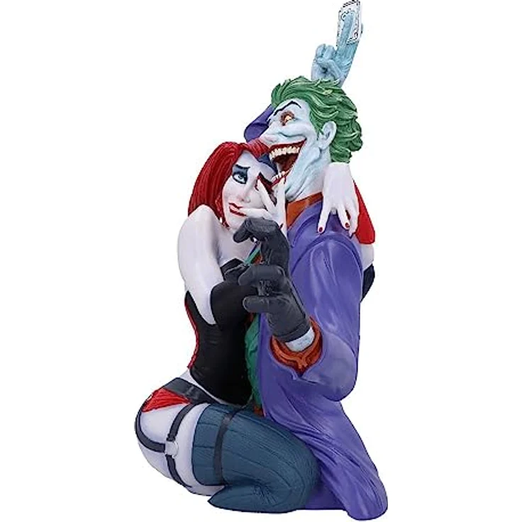Nemesis Now The Joker and Harley Quinn, Büste 37,5 cm aus feinstem Harz, manuell bemalt – Bild 3