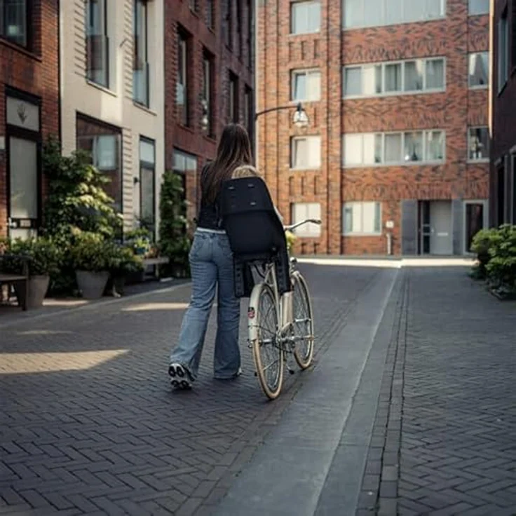 Urban iki Rahmenhalter für Kindersitz, stabiler Rücksitz Gepäckträger mit einfachem Klicksystem und Montageanleitung – Bild 4
