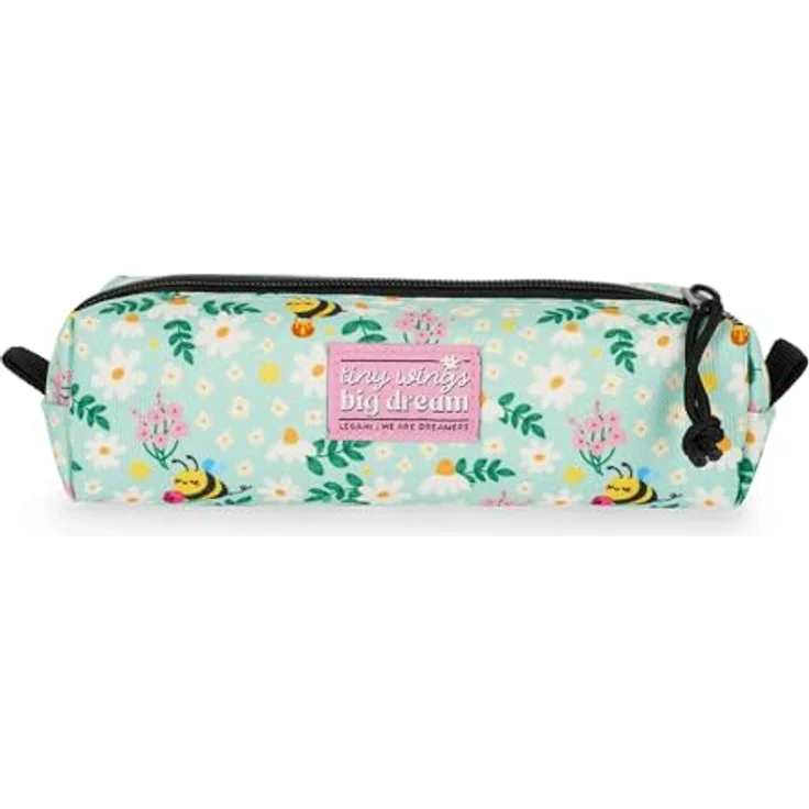 LEGAMI My Pencil Case, Thema Bee, Reißverschluss, aus recyceltem Polyester, L 22 x H 6 x W 6 cm – Bild 1