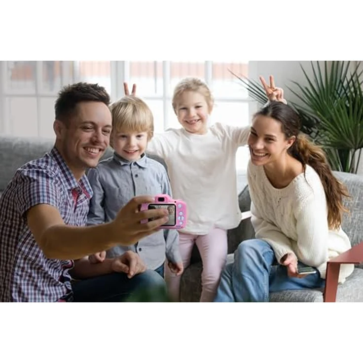 Lexibook Digitalkamera Unicorns, HD Kinderkamera in Rosa mit 2,4 Zoll Bildschirm für Kinder ab 3 Jahren – Bild 6