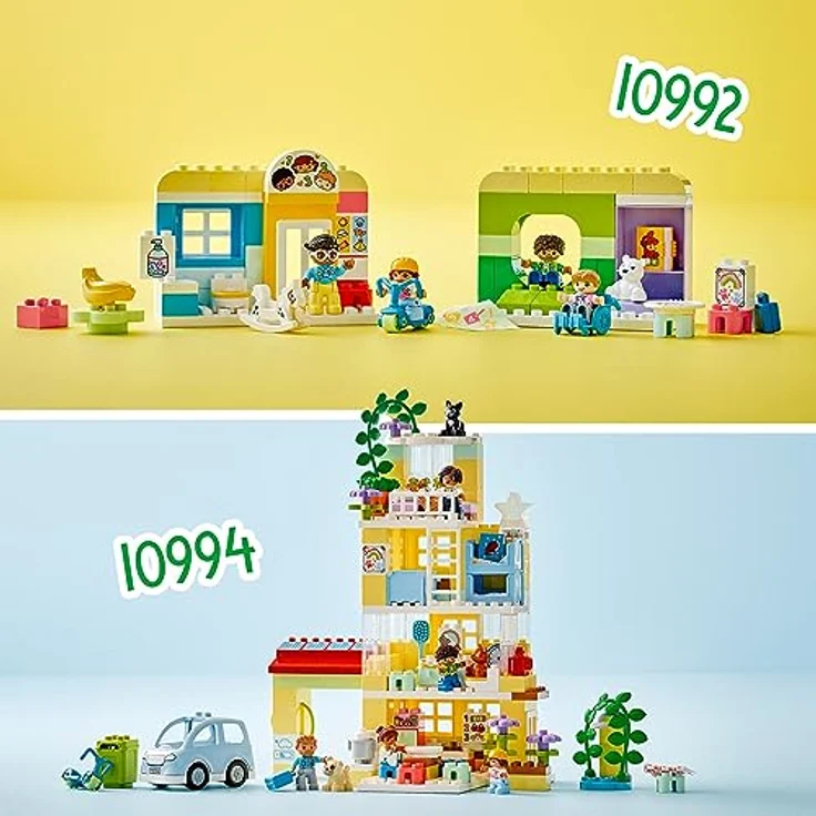 LEGO 10992 DUPLO Spielspaß in der Kita, Lern-Spielzeug für Kleinkinder ab 2 Jahren, Set mit Bausteinen und 4 Figuren inkl. Vorschullehrerin – Bild 5