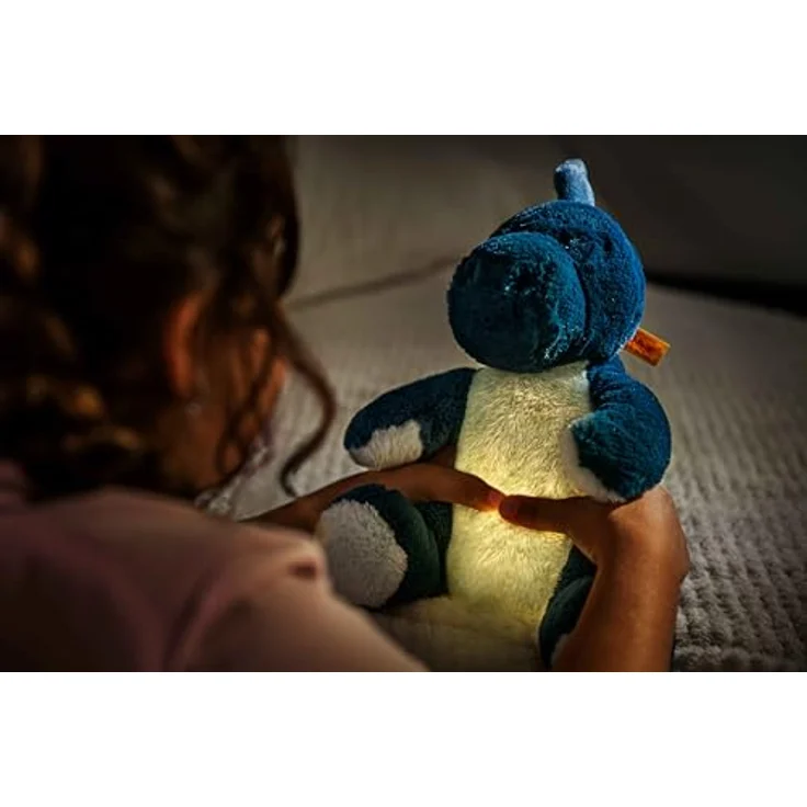 Steiff Spott Stegosaurus Kuscheltier, 28 cm, kuschelweicher Plüsch, Grün/Petrol – Bild 4