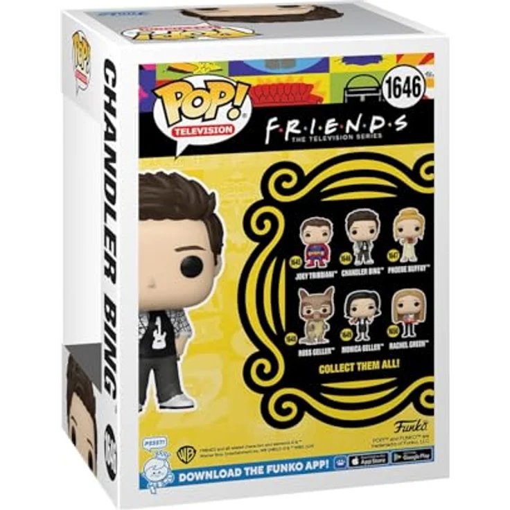 Funko POP! TV: Friends – Chandler Bing Vinyl-Sammelfigur - Geschenkidee - Offizielle Handelswaren - 9,5 cm Höhe - Premium Vinyl Material - TV Fans – Bild 3