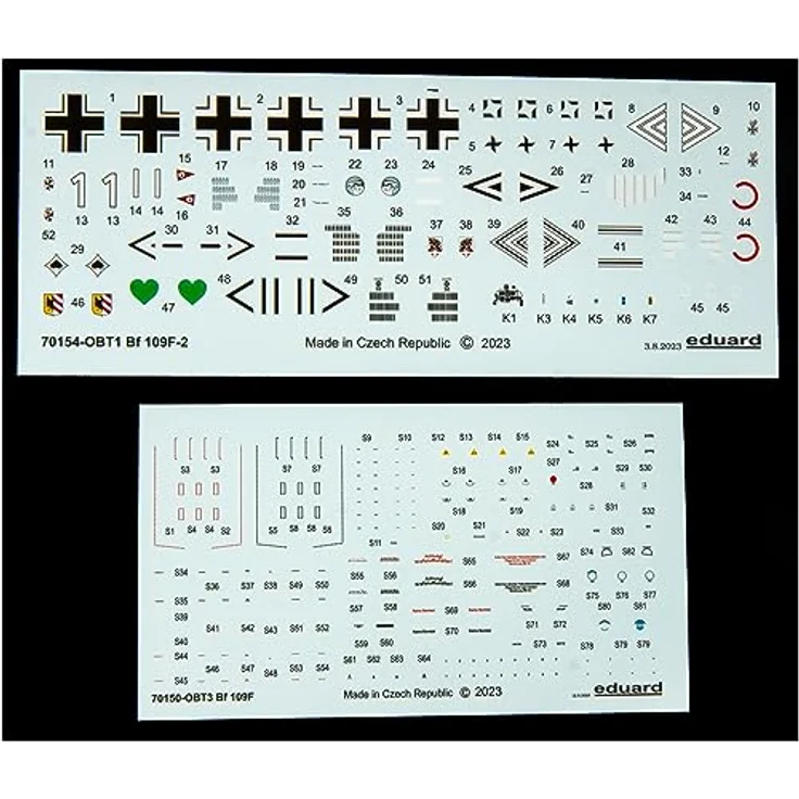 Eduard Plastic Kits 70154 - 1:72 Bf 109F-2 1/72 Profipack - Neu – Bild 5