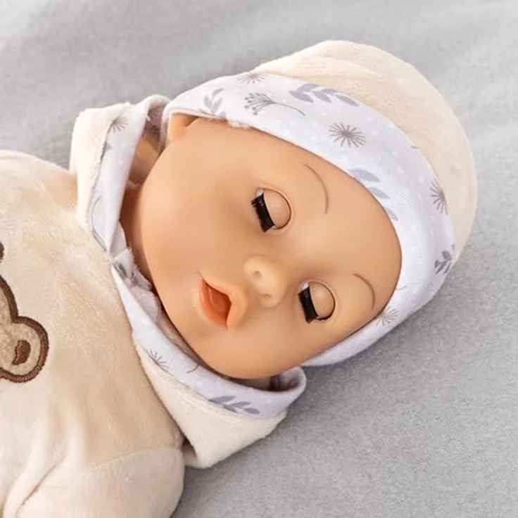 Bayer Design Babypuppe interaktiv, 38 cm, spricht Babygeräusche und schließt die Augen – Bild 5