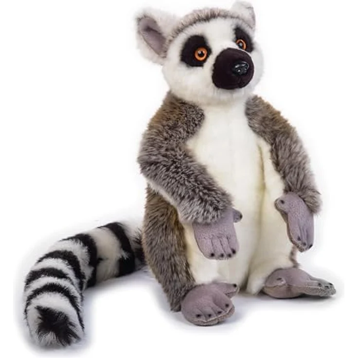 Freek Vonk x BRESSER Kuscheltier FREEK VONK x BRESSER Katta Baki, Kuschel-Katta mit recycelten Materialien, waschmaschinenfest bis 30°C, 30 cm (Schwanz: 35 cm) - Braun – Bild 6