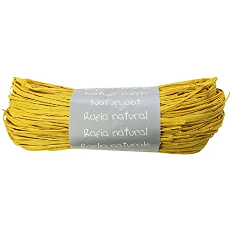 Clairefontaine Raffia-Naturbast, zitronengelb – Bild 2