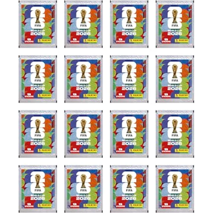 Panini FIFA WM 2026 Mega-Dose, 16 Sticker-Tüten mit 2 DFB Special Stickern, praktische Metall-Aufbewahrung – Bild 5