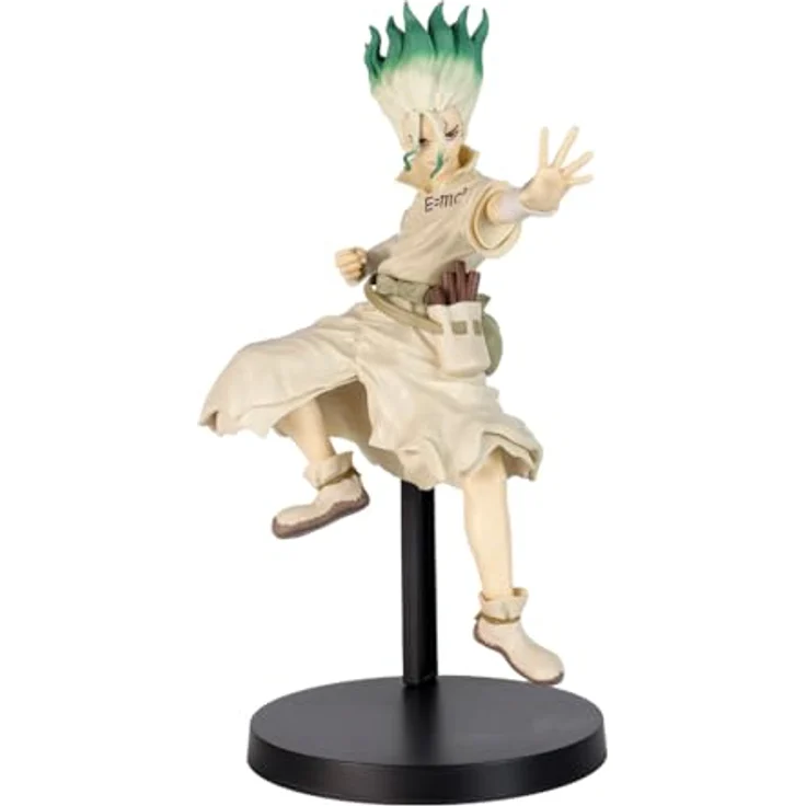 Banpresto Dr. Stone Figure of Stone World Senku Ishigami II, 15 cm detailgetreue Sammelfigur aus dem Manga Dr. Stone – Bild 1