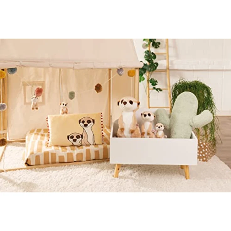 NICI 47871 Schlüsselanhänger Erdmännchen Green 10cm, braun, 10 cm – Bild 5