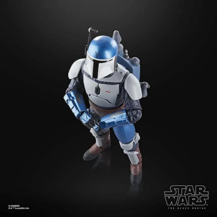 Star Wars The Black Series Mandalorian Fleet Commander Action-Figur, 15 cm, mit 3 Accessoires aus der Live-Action-Serie "The Mandalorian" – Bild 2