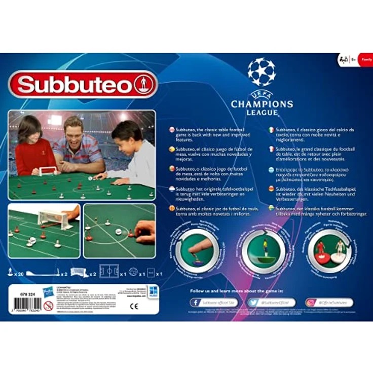 Megableu Editions Subbuteo Champions League 678 324, Mehrfarbig – Bild 3