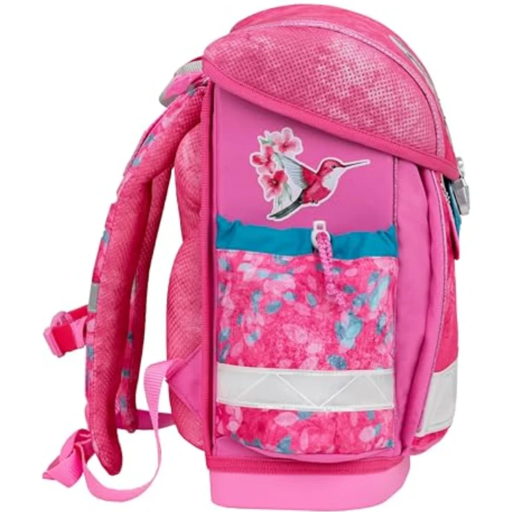 Belmil Classy Schulranzen-Set 4-teilig, ergonomisch, wasserdicht, 19 L, inkl. Turnbeutel und Schlamperetui, für Grundschule 1.-3. Klasse – Bild 4