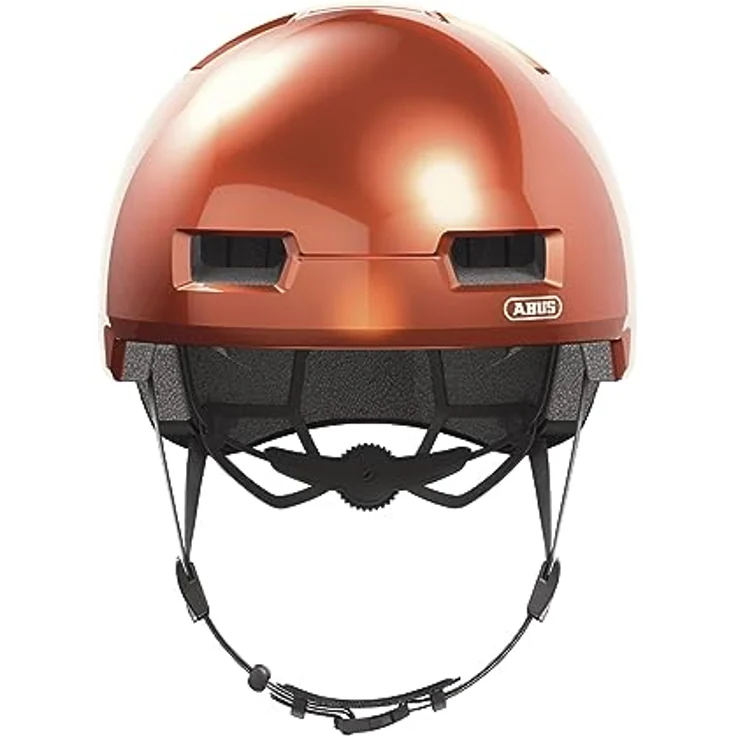 ABUS Stadthelm Skurb ACE - Fahrradhelm für Alltag, Skaten, BMX - Orange (Goldfish orange), Größe M – Bild 2