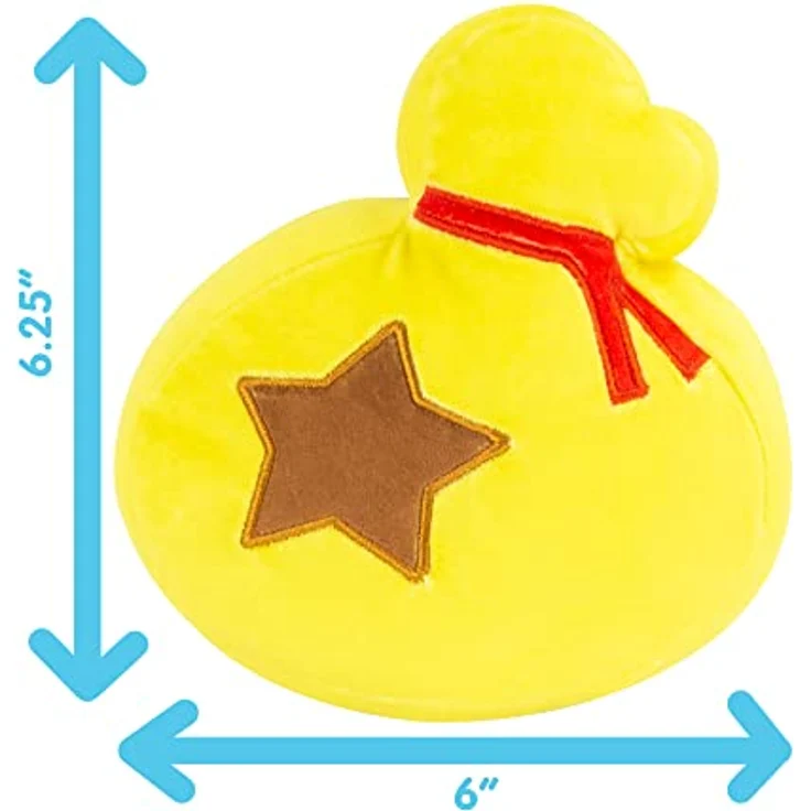 TOMY Intl Club Mocchi- Mocchi- Animal Crossing™ Bell Bag Junior 6 inch Plush Stuffed Toy, Offizielles Lizenzprodukt, super weich und kuschelig, entworfen in Japan - Preisvergleich – Bild 4