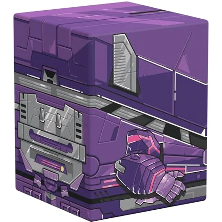 Squaroes SQR100233 - Squaroes Squaroe Transformers TR007 - Shockwave - Deckbox für bis zu 100 Karten, umweltfreundlich, robust und vollflächig bedruckt – Bild 3