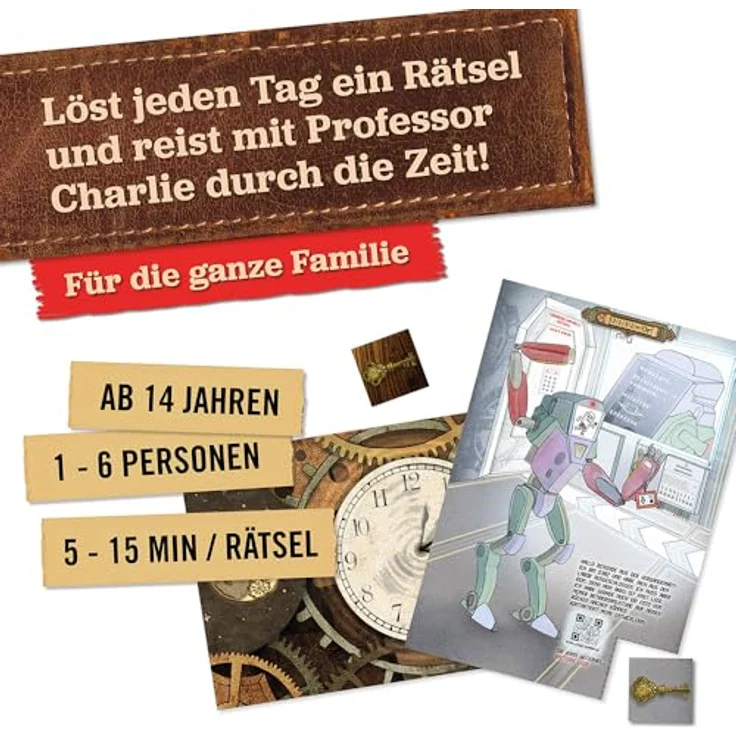 Rtsel-Adventskalender: Hidden Games - Professor Charlies Reise durch die Zeit – Bild 2