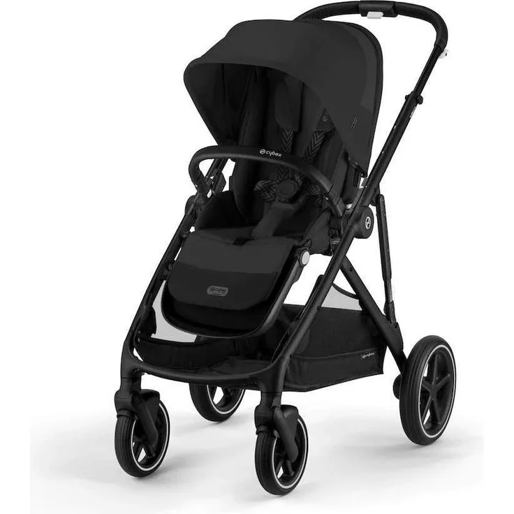 Cybex Gazelle S, Kinderwagen für Geschwister und Zwillinge, 20 Kombinationsmöglichkeiten, kompaktes Faltmass, ergonomische Liegeposition, ausziehbares Sonnenverdeck mit UPF50+ Schutz