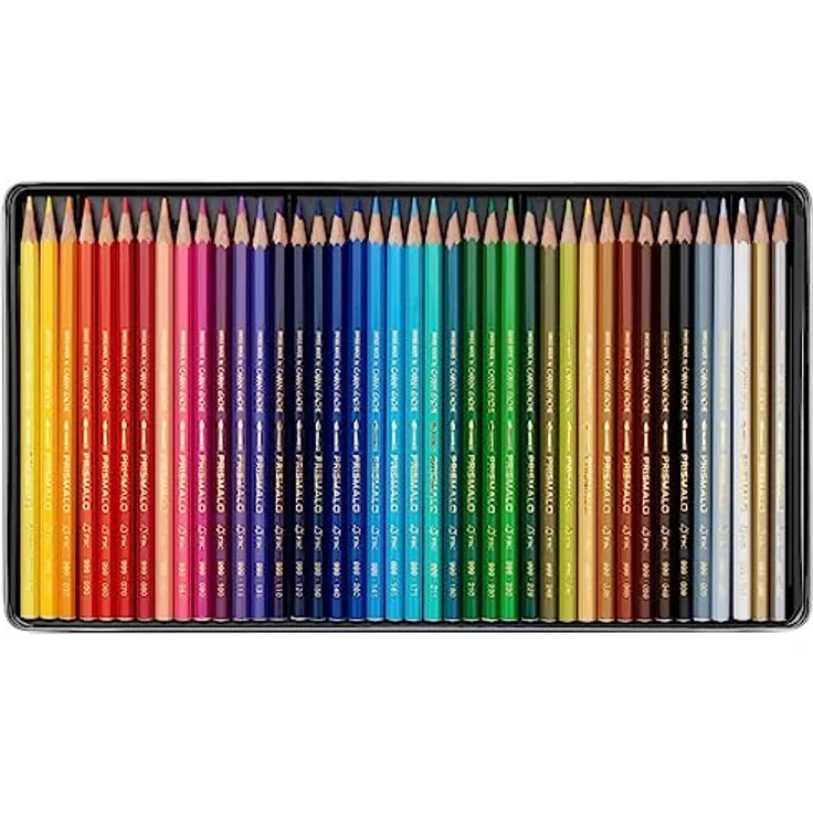Caran d'Ache 999340 - PRISMALO Aquarelle Buntstifte in Metallbox - 40 Stück – Bild 3