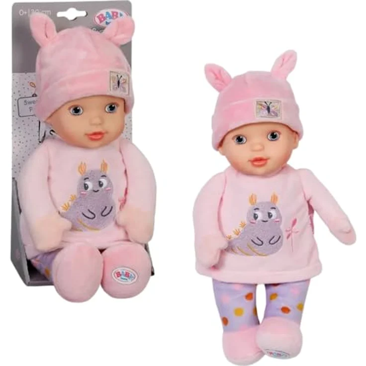 Baby Born Babypuppe Sweetie Pink, 30 cm, weicher Körper, ratternder Innensound, waschbar bei 30°C – Bild 2