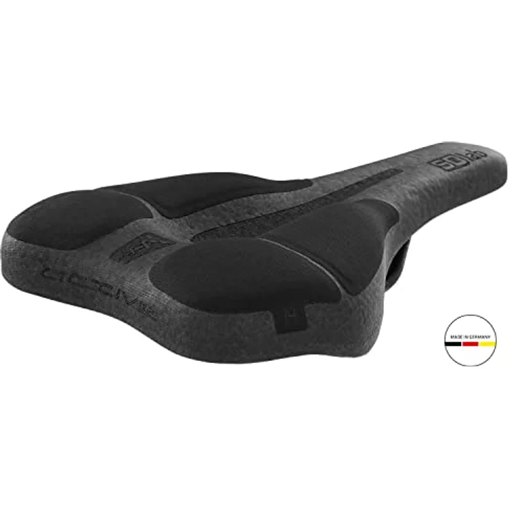 610 Infinergy M-D Active, MTB Tour & Travel Fahrradsattel SQlab, Schwarz, 16 cm, 2466 – Bild 4