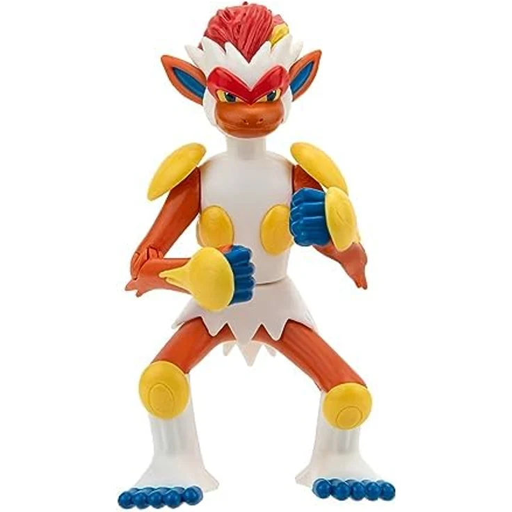 Pokémon Infernape Panferno Figur – 11 cm, Dual-Typ Feuer/Kampf, Offizielles Pokémon Spielzeug, Neue Welle 2024 – Bild 3