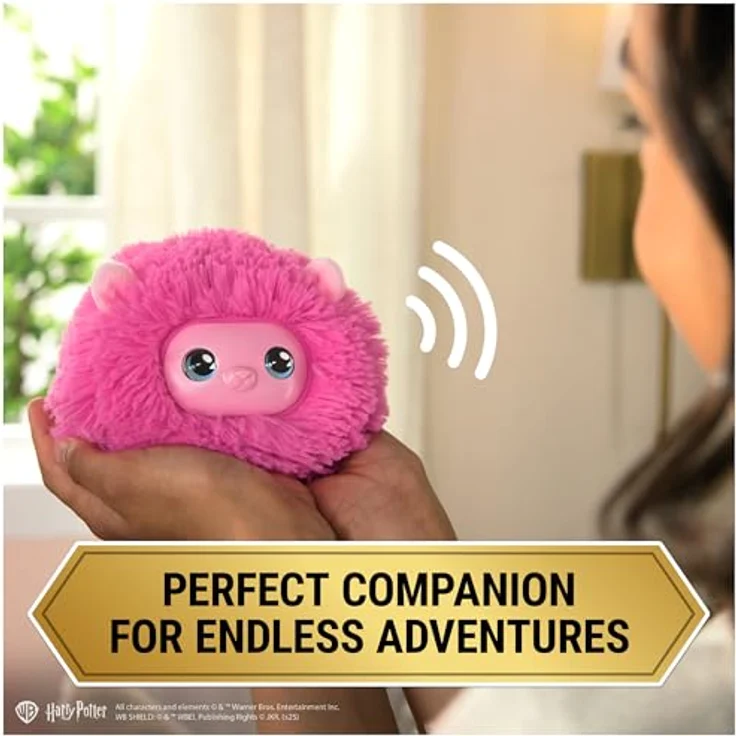 Spin Master Harry Potter Interaktiver Plüsch-Minimuff mit Sound, über 35 Geräusche, kuscheliges langhaariges Fell – Bild 5