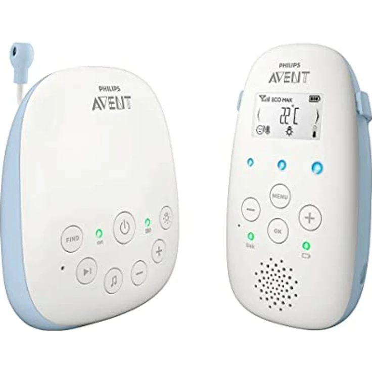 Philips Avent 'SCD715/26' Babyphone, mit Energiesparendem Smart ECO-Modus, 330 m Reichweite, 18 h Laufzeit – Bild 3