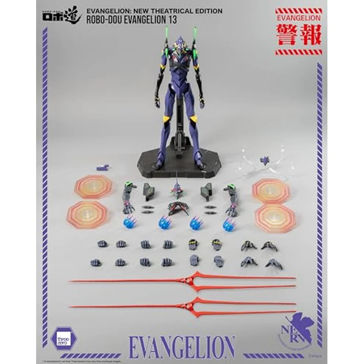 ThreeZero Evangelion 13, 28 cm Actionfigur aus "Evangelion: New Theatrical Edition" mit Zubehör in Fensterbox – Bild 7