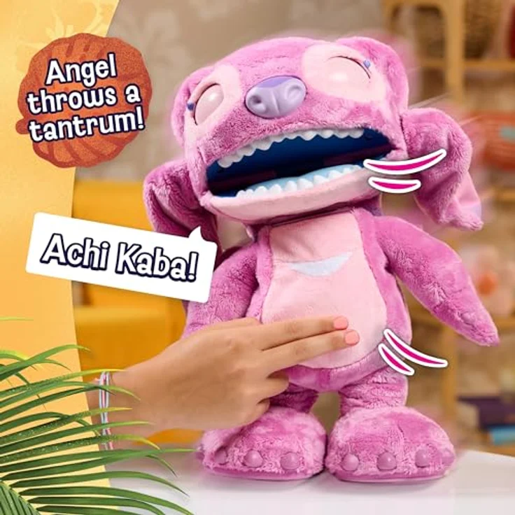 Just Play Disney Stitch Ultimate Angel, interaktives Kuscheltier mit Tonfunktion, 43 cm, für Kinder ab 3 Jahren – Bild 8