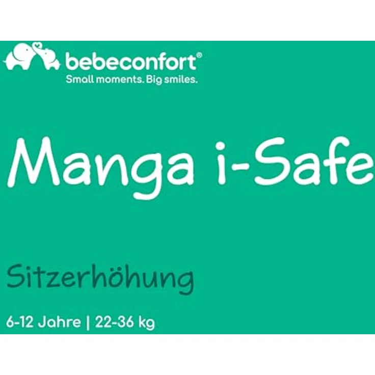 Bebeconfort Manga I Safe, Kindersitzerhöhung nach i-Size R129 Sicherheitsstandards für Kinder von 6 bis 12 Jahren – Bild 2