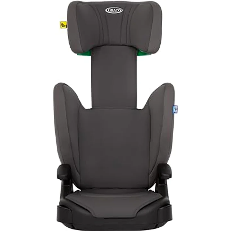 Graco Junior Maxi i-Size R129, Kindersitz ab 3,5 Jahre für 100-150 cm, inkl. Getränkehalter, nur 3,5 kg leicht, Iron – Bild 2
