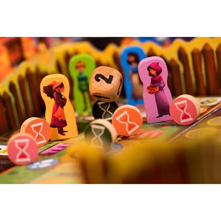 AUZOU Monsterhunger! Kooperatives Brettspiel für 1-4 Spieler ab 7 Jahren, 3-D Spielaufbau, füttert Monster und rettet das Dorf – Bild 2