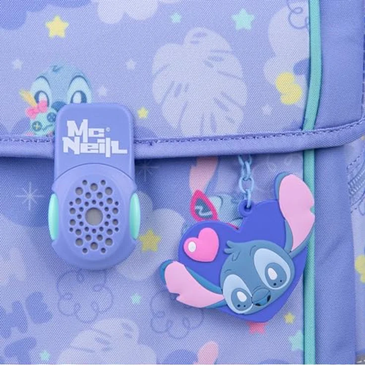 McNeill Schulranzen-Set PERFECTO 5tlg. Disney, geräumig, wasserabweisend, mit ergonomischem Rückensystem und reflektierenden Elementen, Motive von Disney – Bild 7
