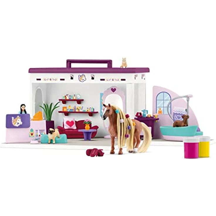 schleich 42614 Tier Salon, ab 4 Jahren, HORSE CLUB Sofia's Beauties - Spielset, 66 Teile – Bild 3