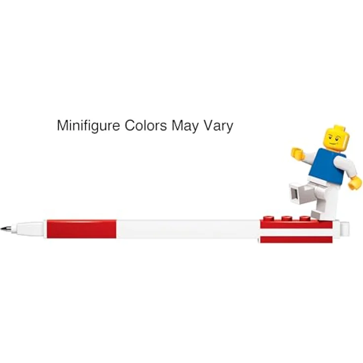 Euromic LEGO Stationery Gel pen 1 pc. RED packed in colour box with mini figurine – Bild 4