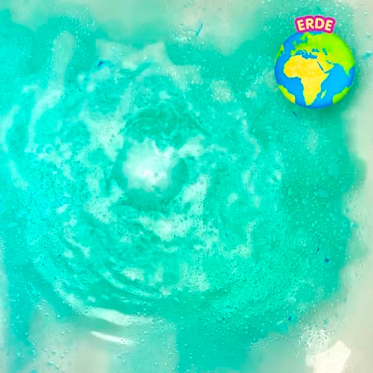 Simba Glibbi Space, 9 Badebomben inkl. Infokarten über die Planeten, Badespaß ab 3 Jahren, bunter Sprudelspaß im galaktischen Design – Bild 4