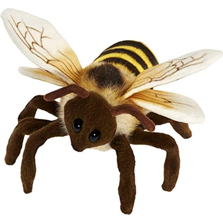 HANSA Plüschtier Biene, 22 cm, Honey Bee Soft Toy, empfohlen ab 36 Monaten – Bild 1