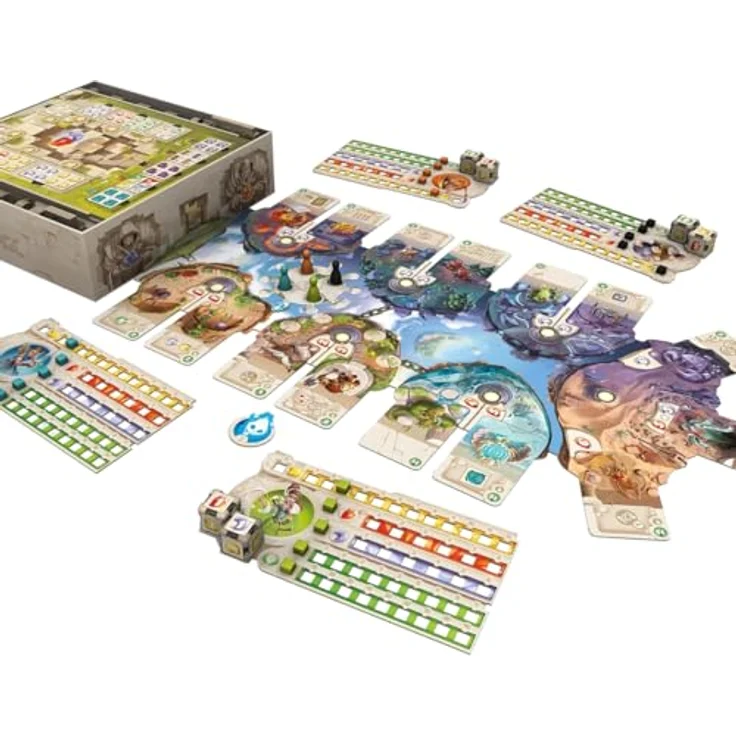 Asmodee Dice Forge, Würfelspiel mit strategischen Anpassungen und hoher Wiederholbarkeit, Französische Sprache – Bild 4