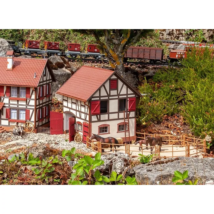 Pola 331727 Stallung - Spur G - Bausatz - Neu - OVP