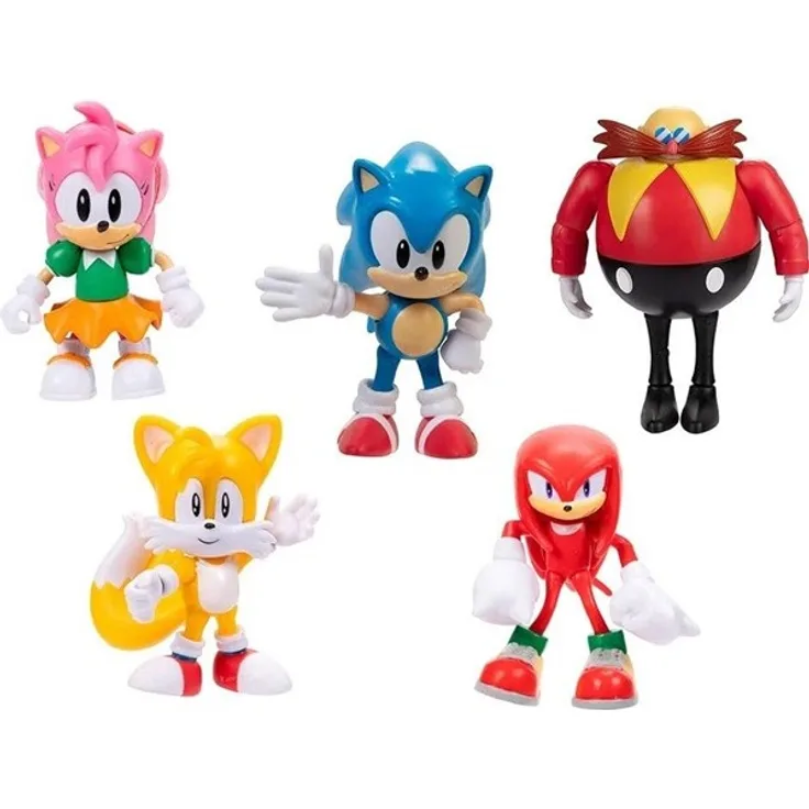 Jakks Sonic - 6. 35cm Figures 5 Pack