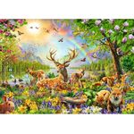 Ravensburger Kinderpuzzle - 13352 Anmutige Hirschfamilie - 200 Teile Puzzle für Kinder ab 8 Jahren