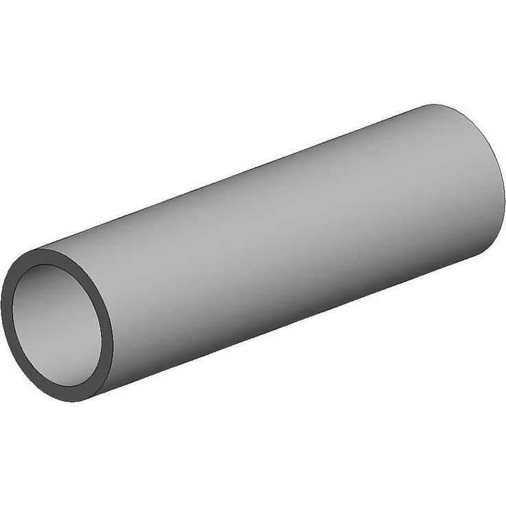 K&S-Metall 969805 Alurohr, 300mm lang, Wand 0,45mm 6mm Durchmesser 2 Stück